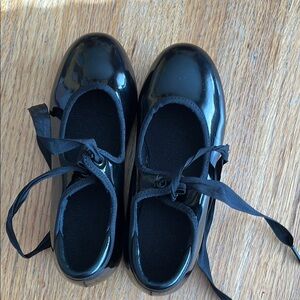 Kids Black Ballet Shoes
